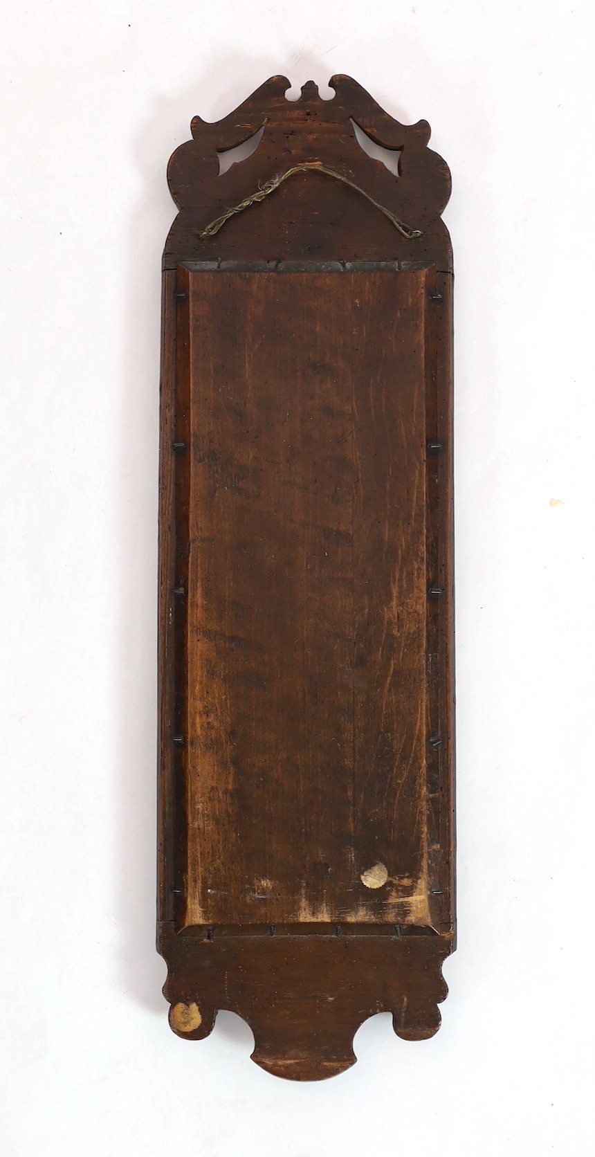 A George I walnut girandole, width 19cm, height 66cm